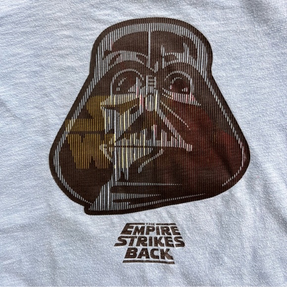 M Star Wars by GAP Darth Vader Kids T-Shirt Crew Neck Interactive 40th Empire - Picture 2 of 7